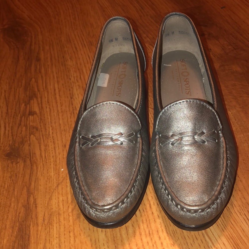Pewter Softspots Loafer Shoes